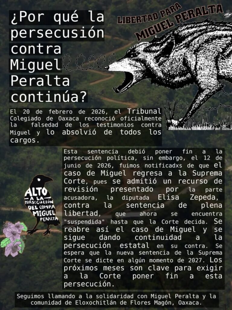 ¿Por qué la persecución contra Miguel Peralta continúa?