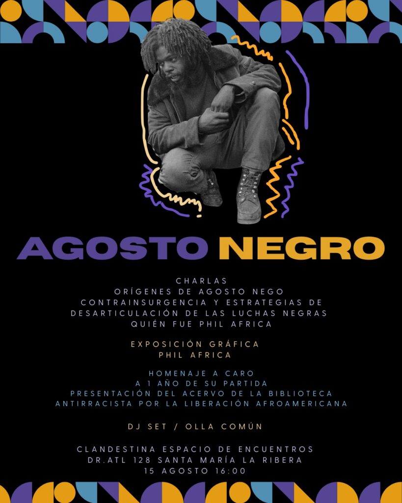 Actividad: Agosto Negro 15-8-26 CDMX