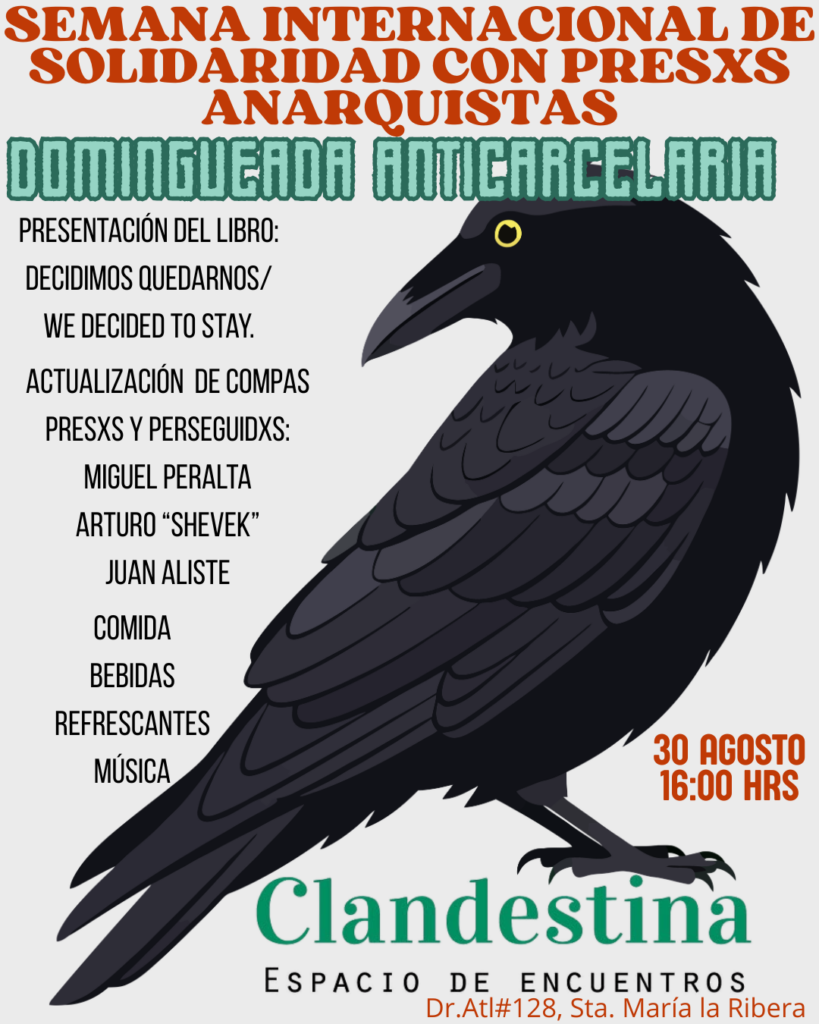 Domingueada Anticarcelaria por la Semana Internacional de Solidaridad con Presxs Anarquistas